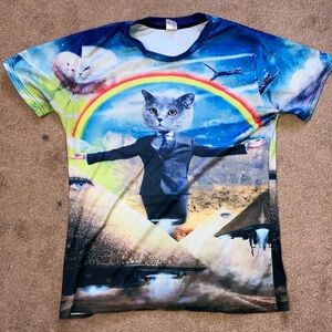 Psychedelic Cat Shirt